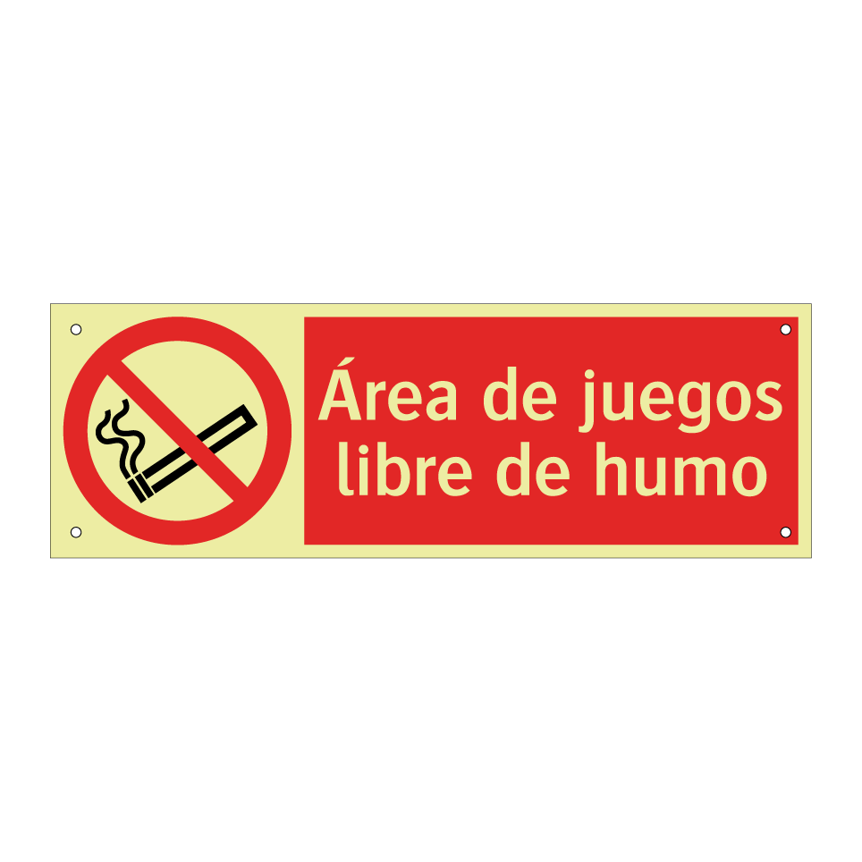 Área de juegos libre de humo