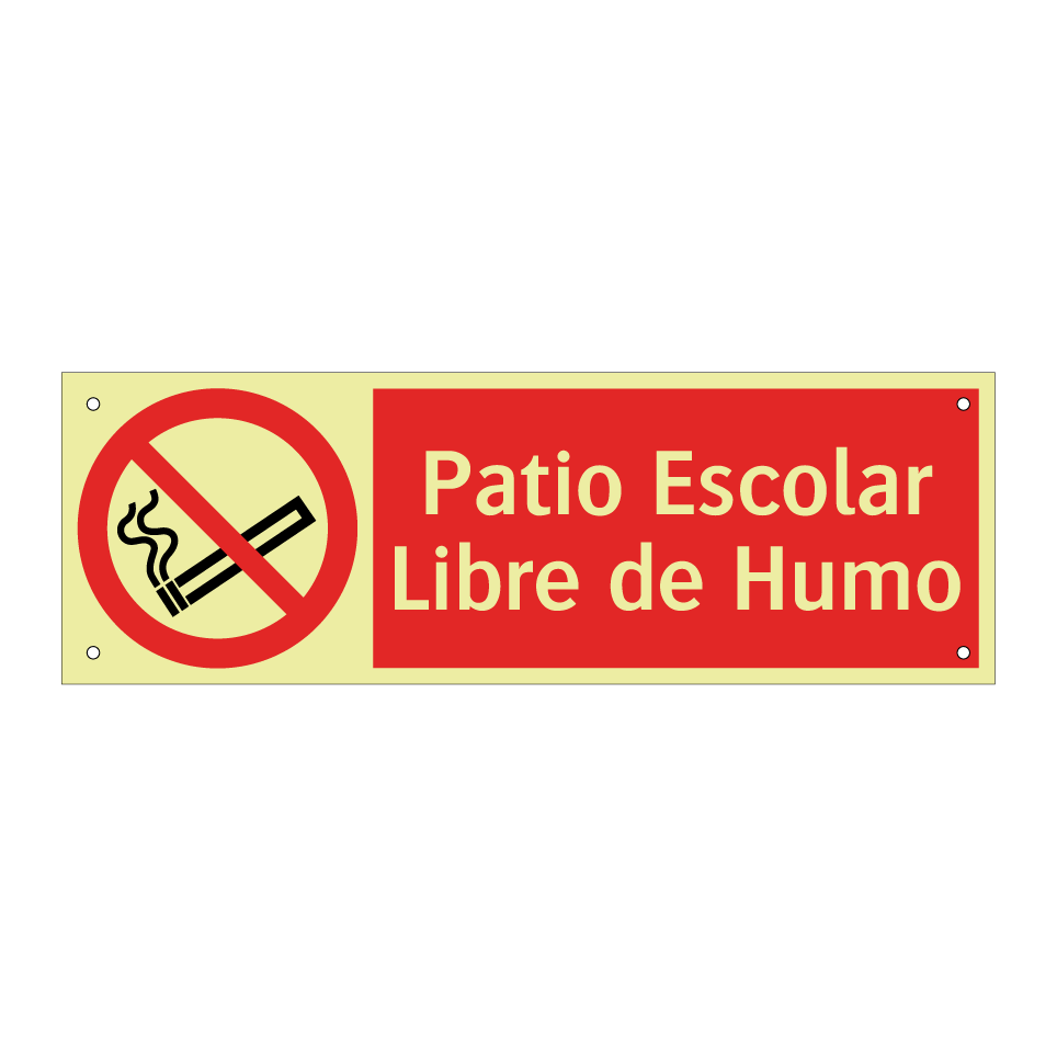 Patio Escolar Libre de Humo