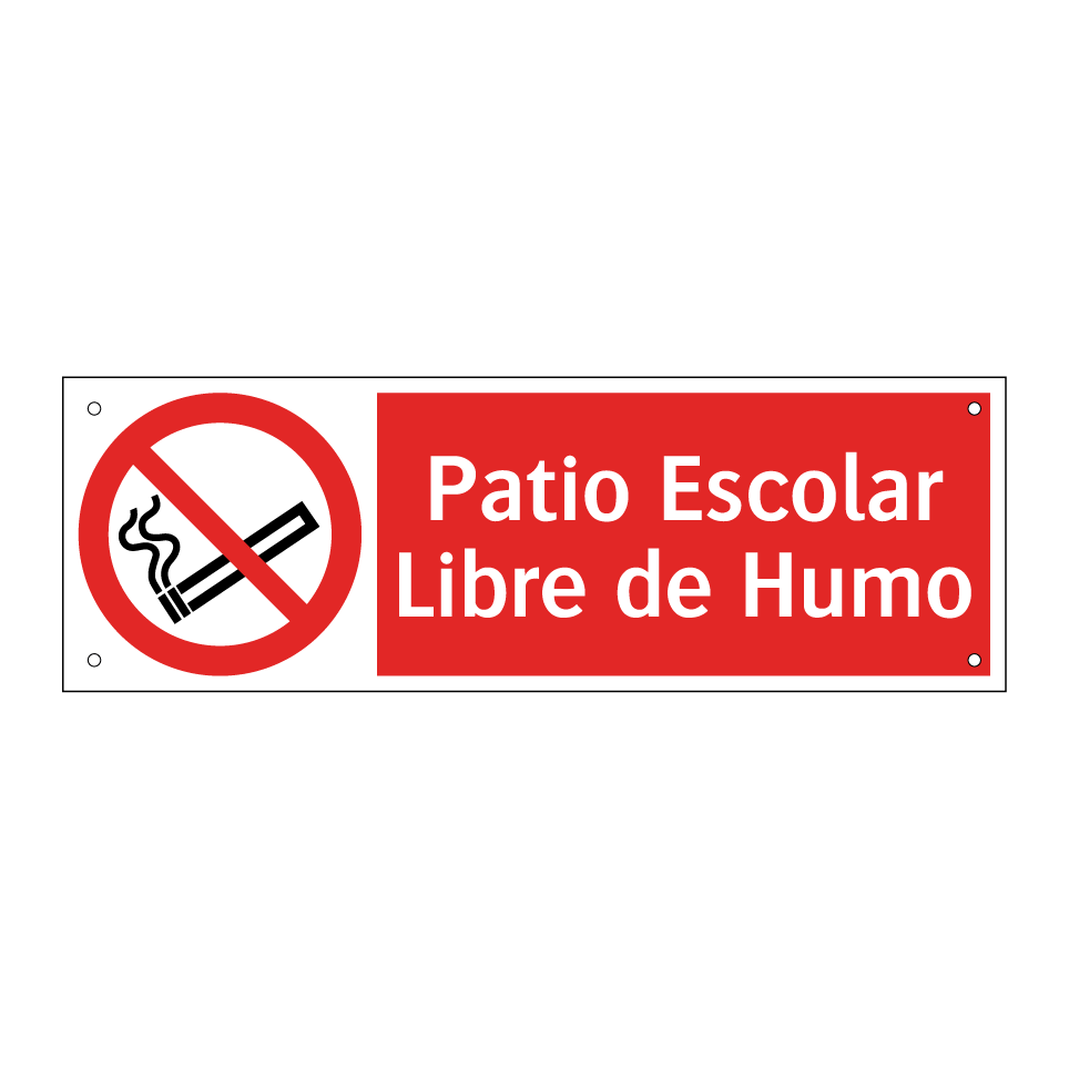Patio Escolar Libre de Humo