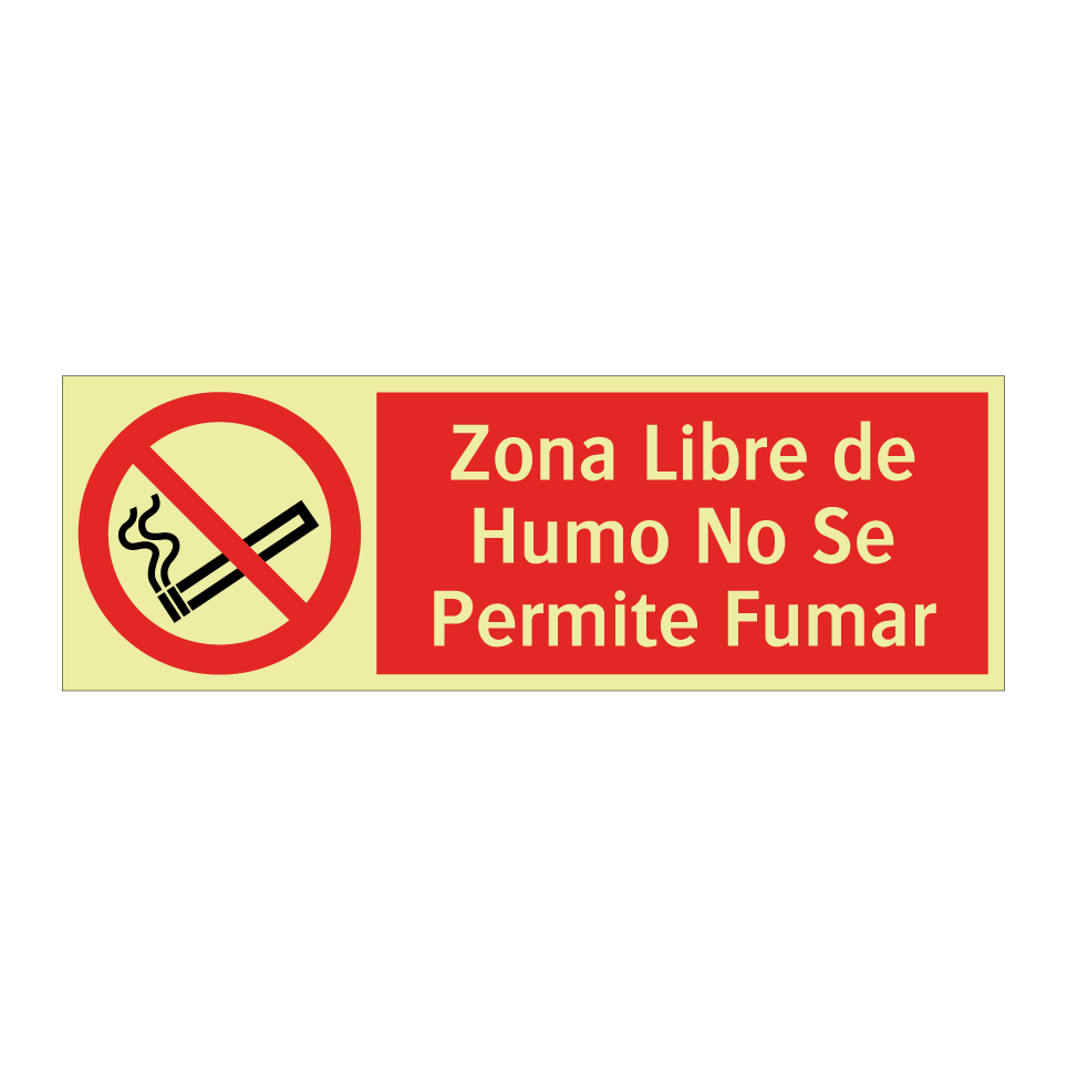 Zona Libre de Humo No Se Permite Fumar