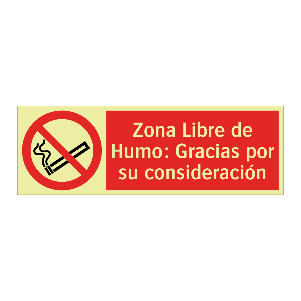 Zona Libre de Humo: Gracias por su consideración