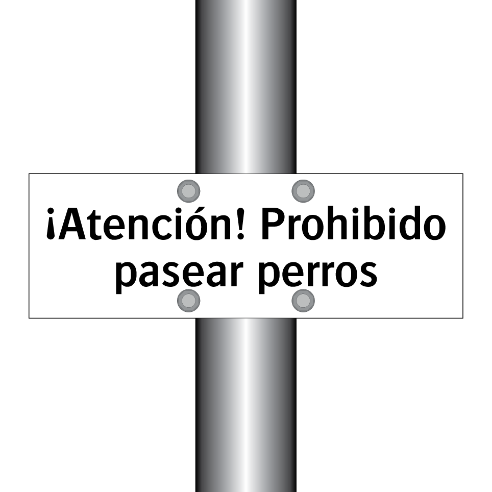 ¡Atención! Prohibido pasear perros