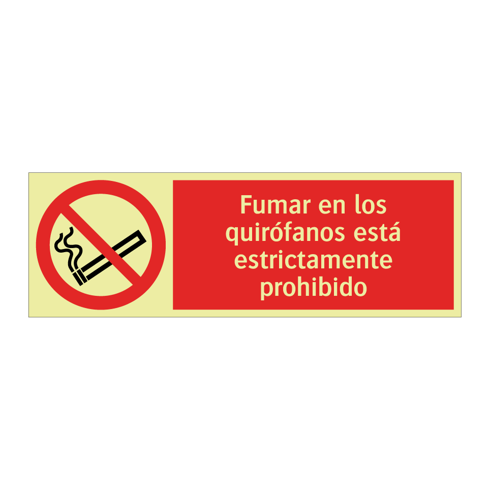 Fumar en los quirófanos está estrictamente prohibido