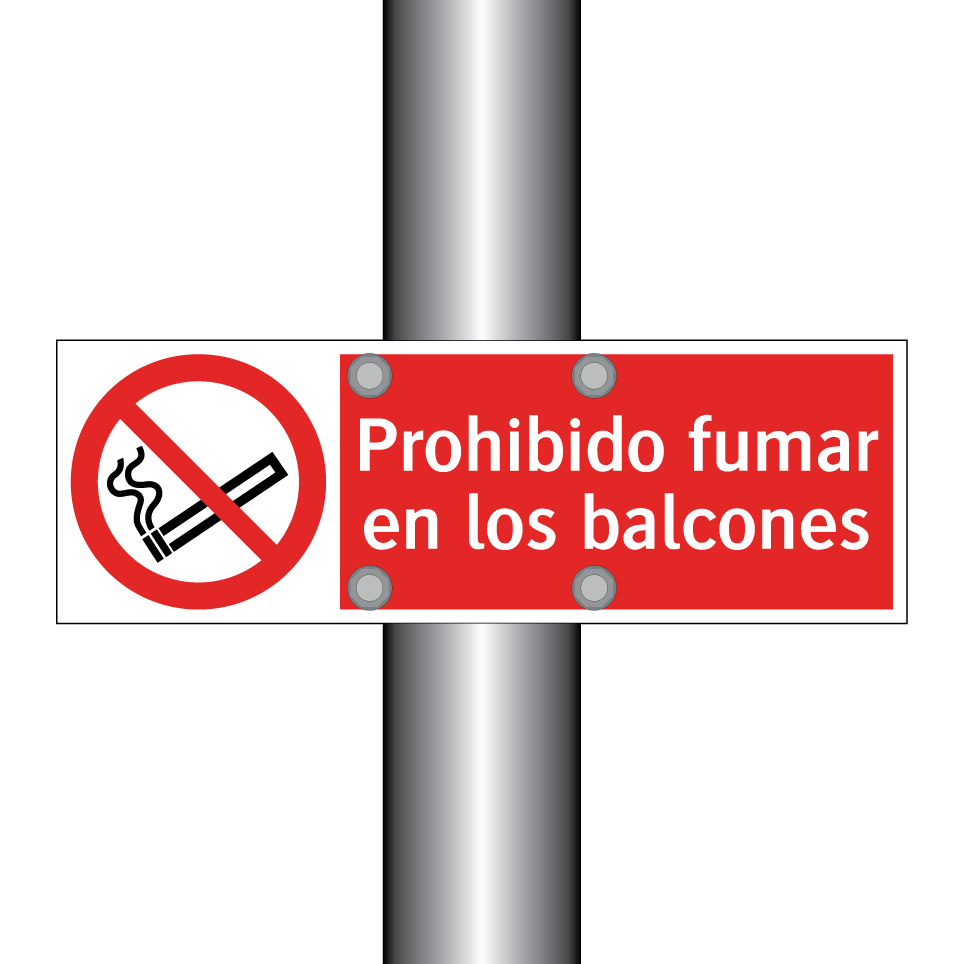Prohibido fumar en los balcones