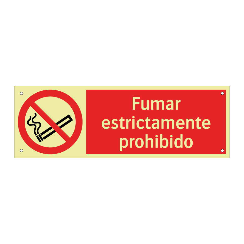 Fumar estrictamente prohibido