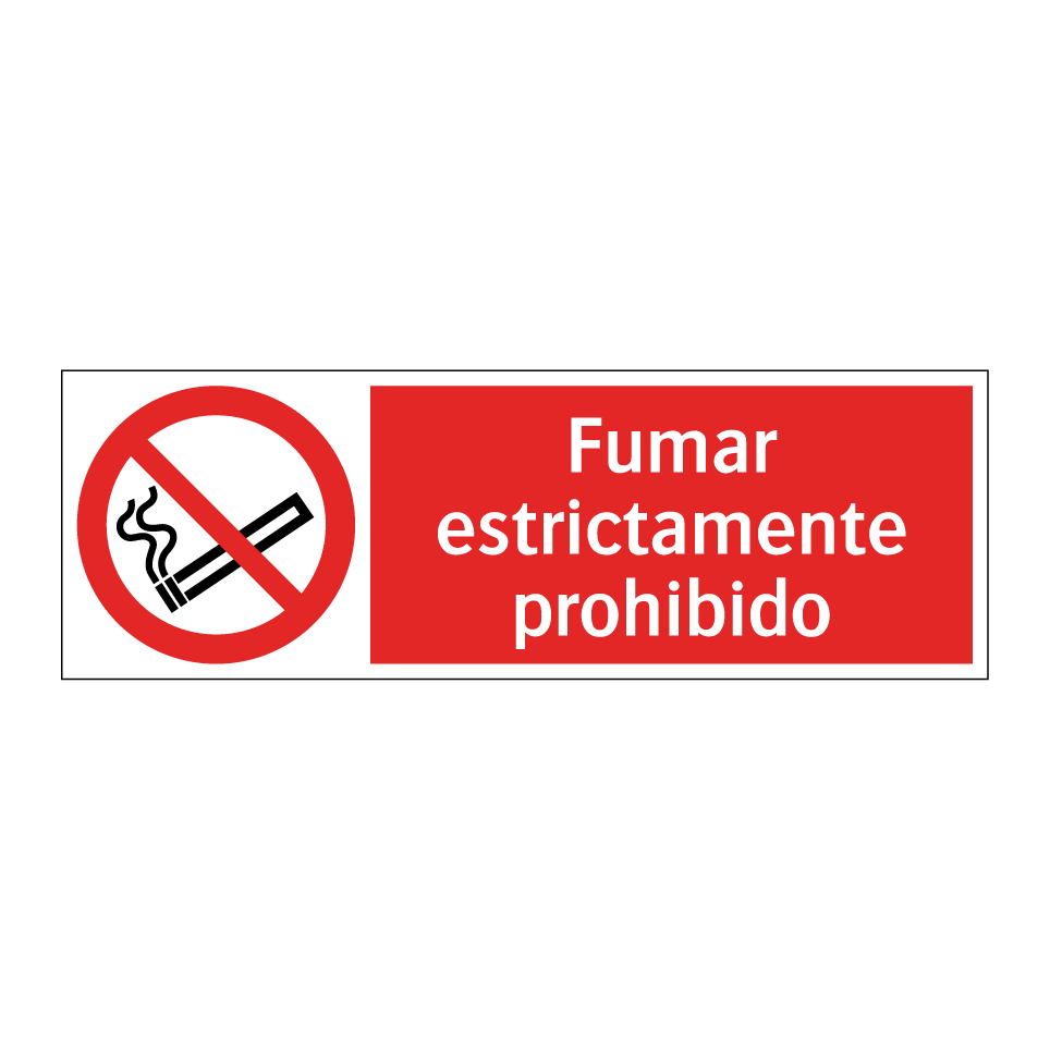 Fumar estrictamente prohibido