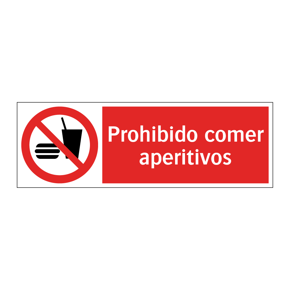 Prohibido comer aperitivos