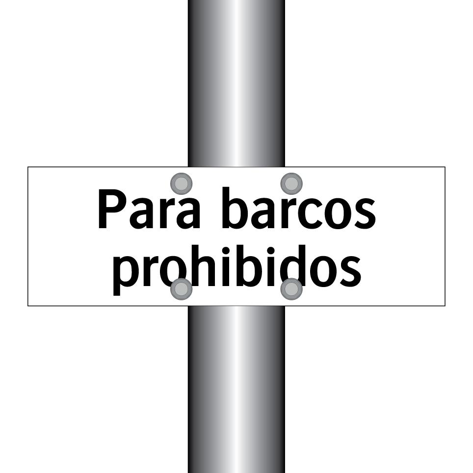 Para barcos prohibidos