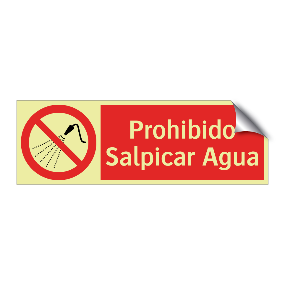 Prohibido Salpicar Agua