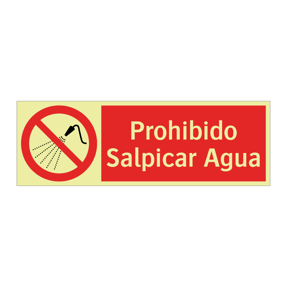 Prohibido Salpicar Agua