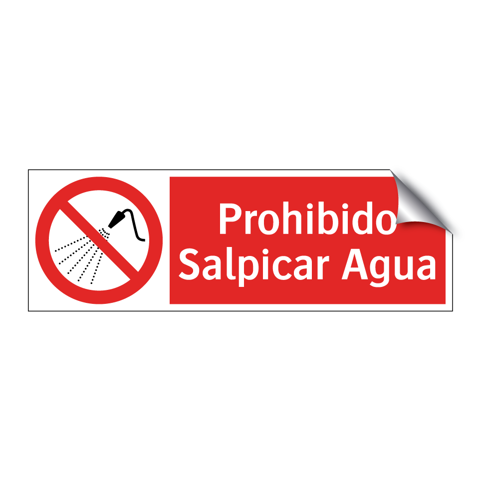 Prohibido Salpicar Agua