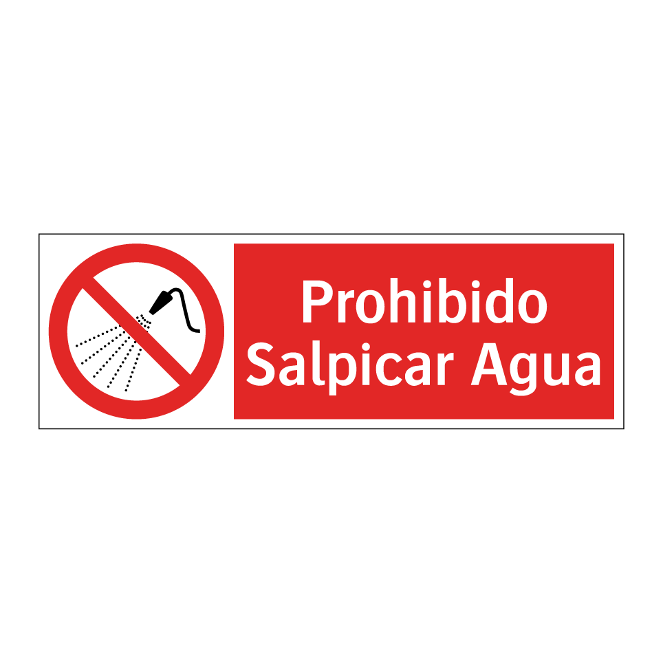 Prohibido Salpicar Agua