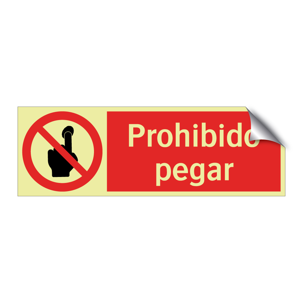 Prohibido pegar