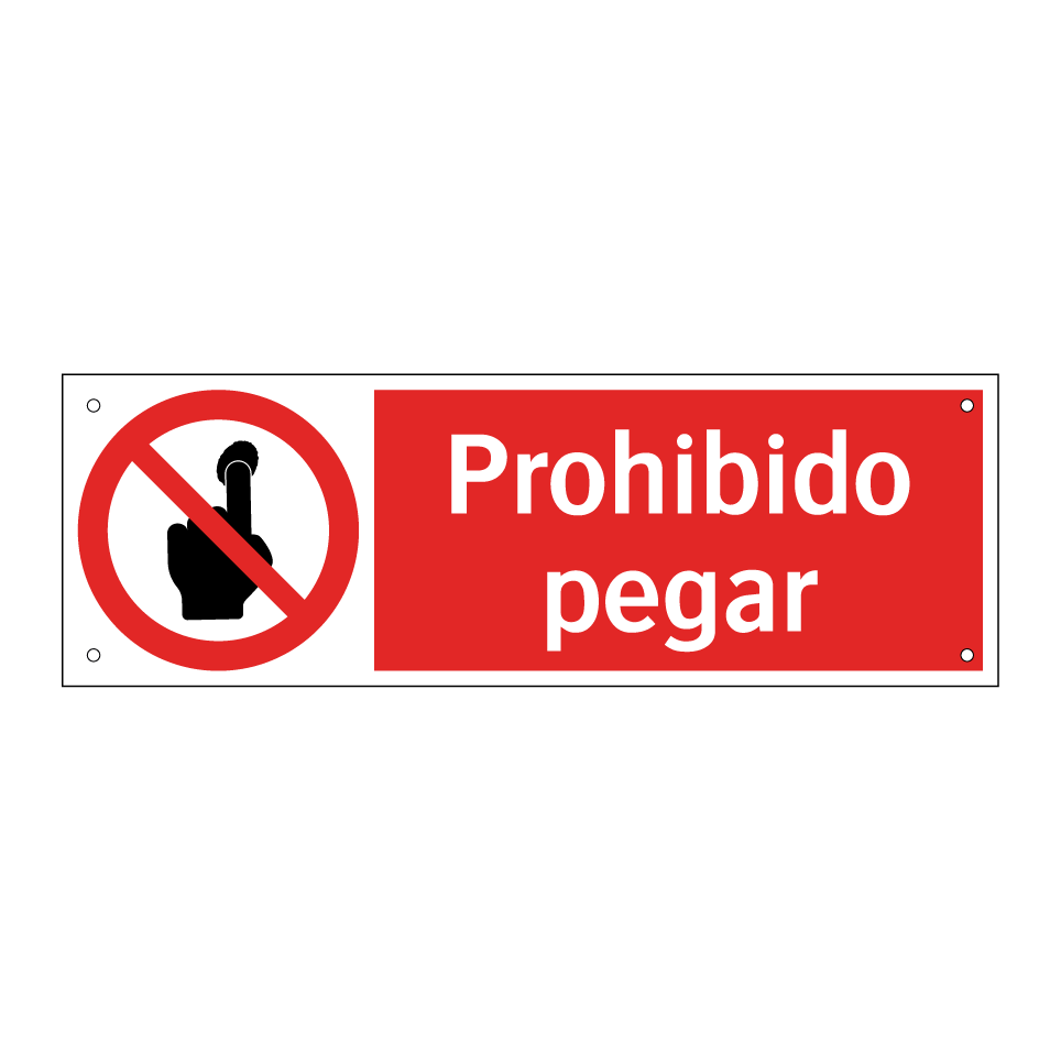 Prohibido pegar