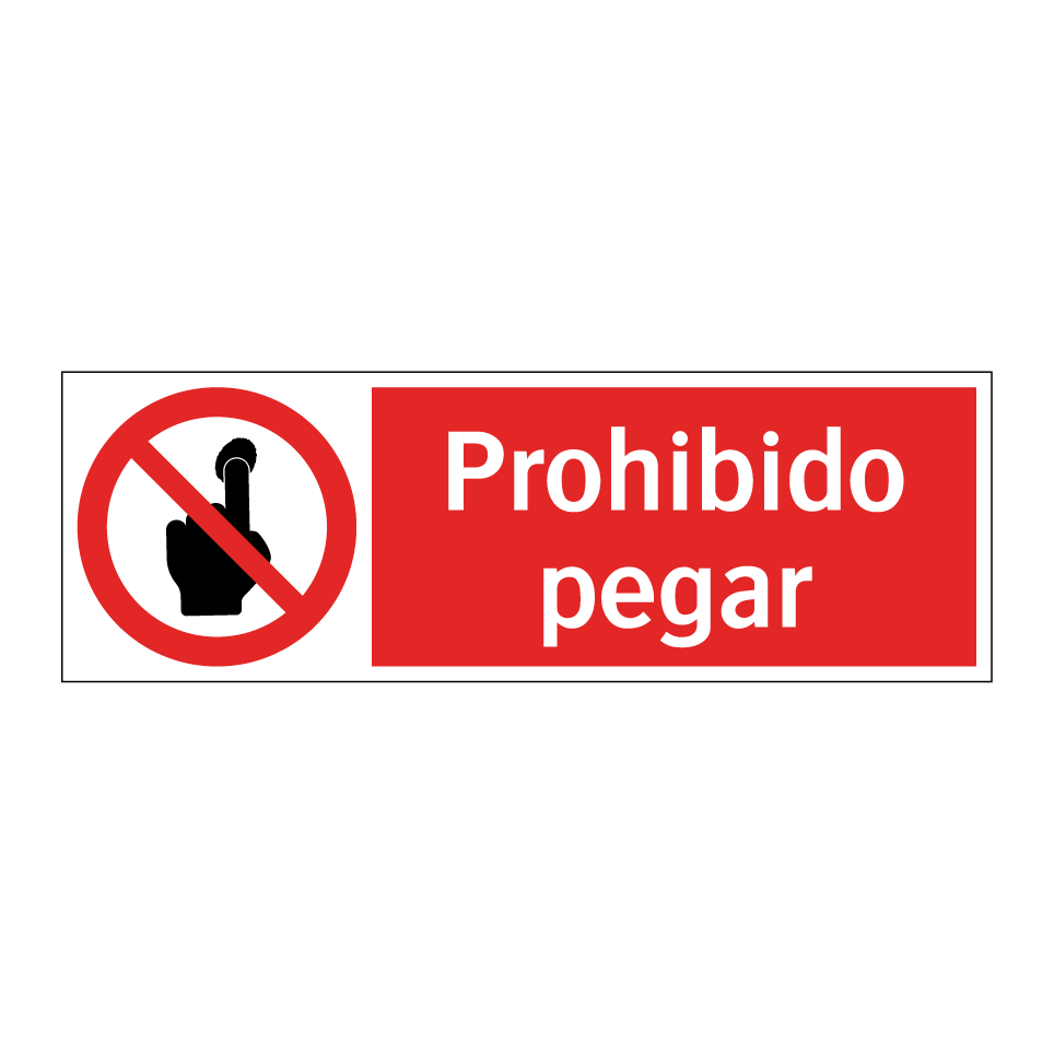 Prohibido pegar