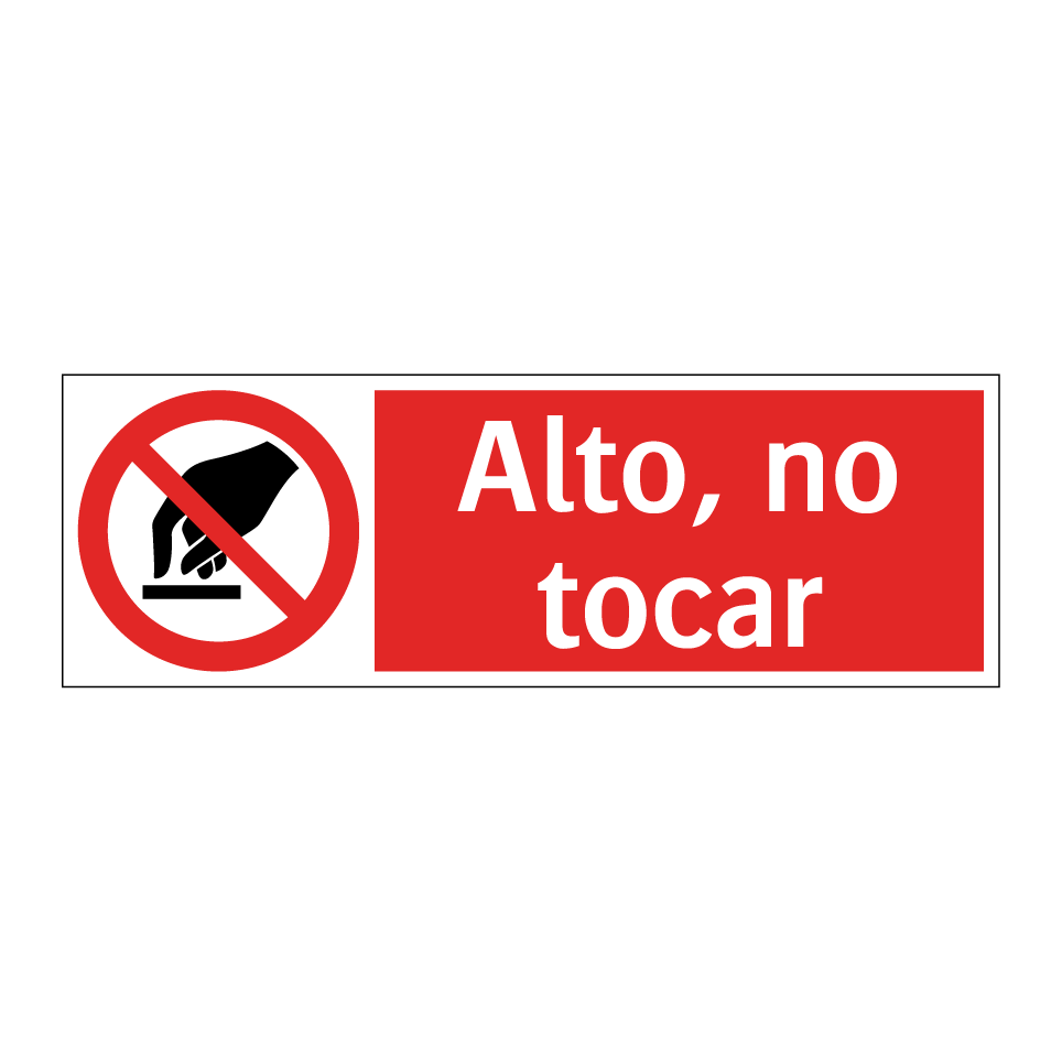 Alto, no tocar