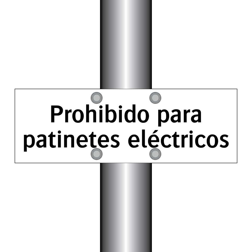 Prohibido para patinetes eléctricos