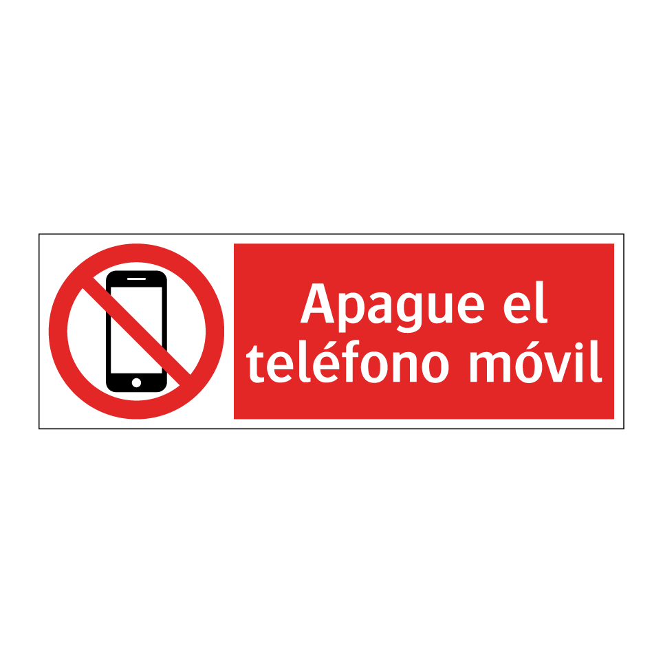 Apague el teléfono móvil