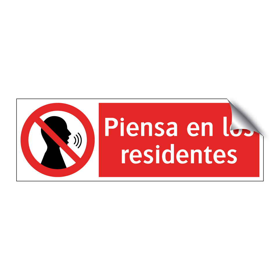 Piensa en los residentes