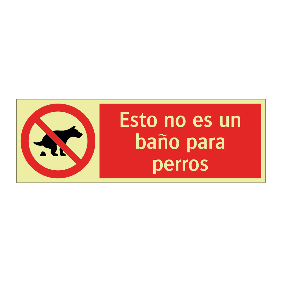 Esto no es un baño para perros