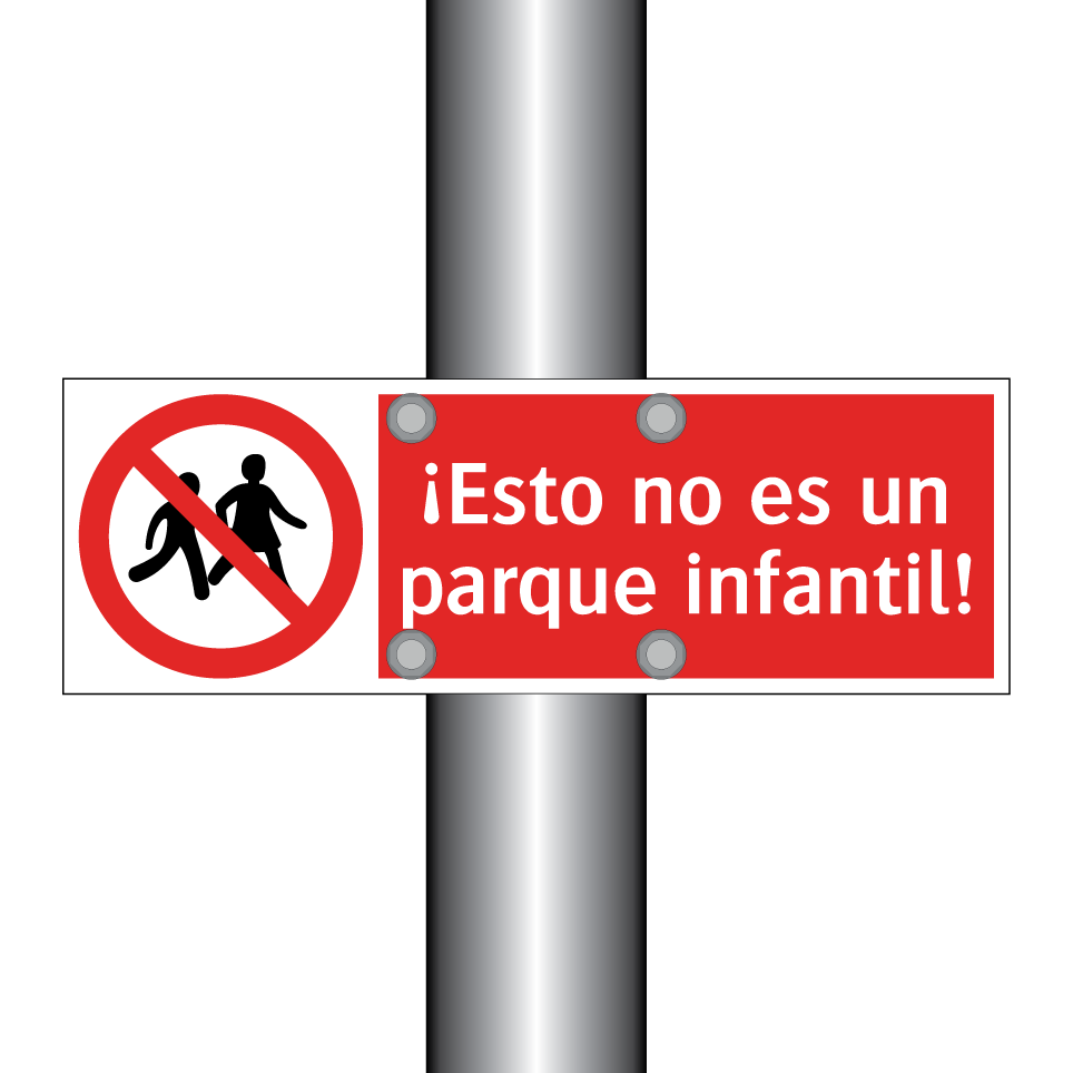 ¡Esto no es un parque infantil!