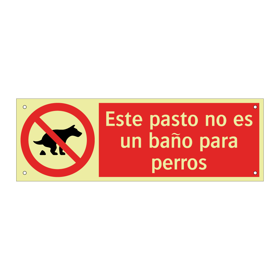 Este pasto no es un baño para perros