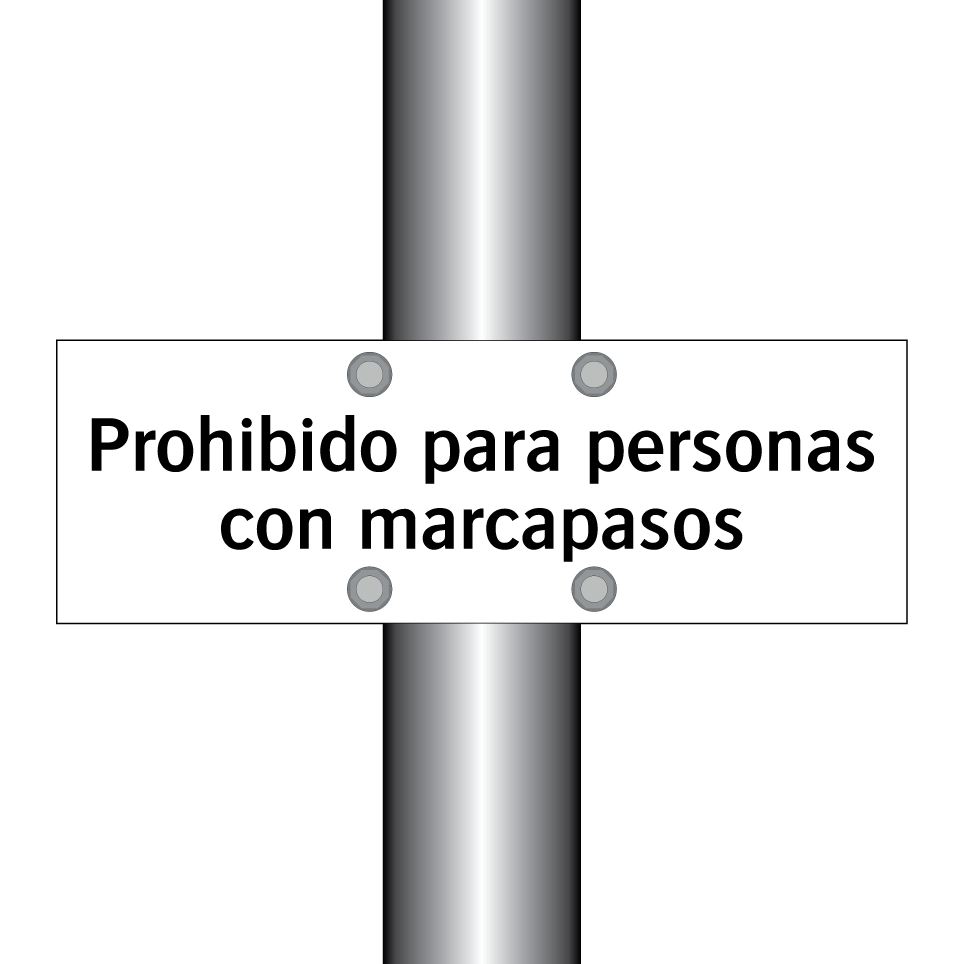 Prohibido para personas con marcapasos