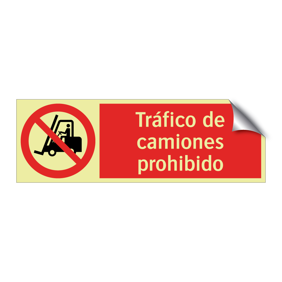 Tráfico de camiones prohibido