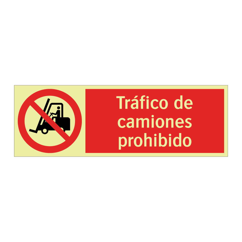 Tráfico de camiones prohibido
