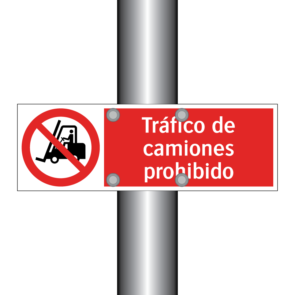Tráfico de camiones prohibido
