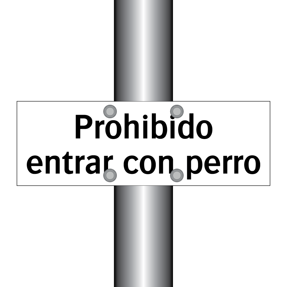 Prohibido entrar con perro