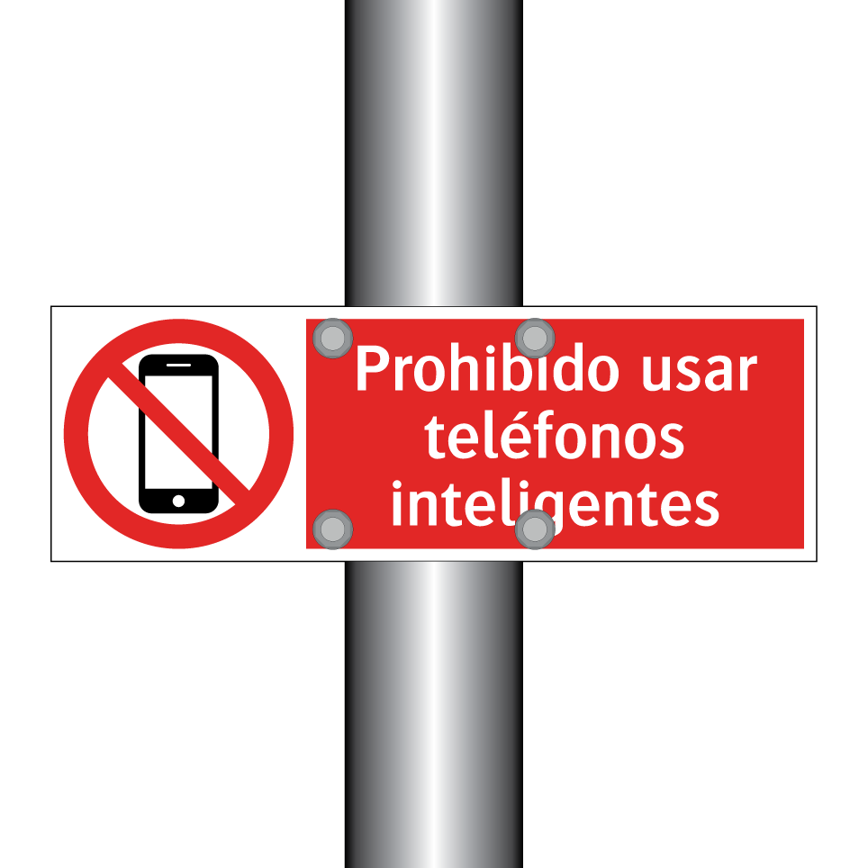 Prohibido usar teléfonos inteligentes