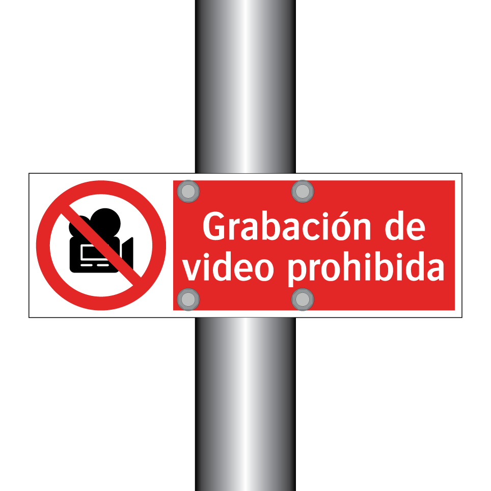 Grabación de video prohibida