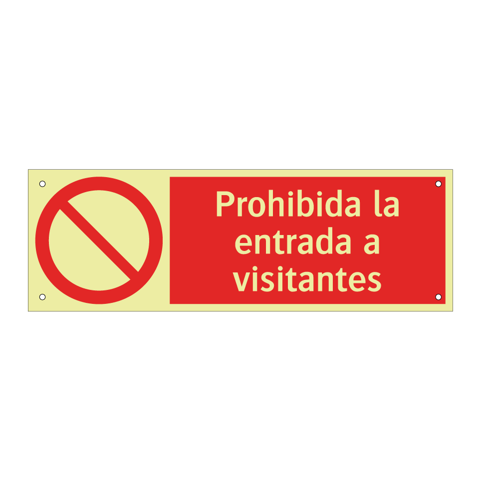 Prohibida la entrada a visitantes