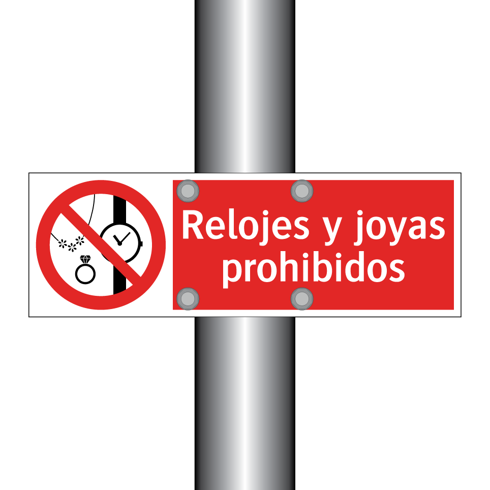 Relojes y joyas prohibidos