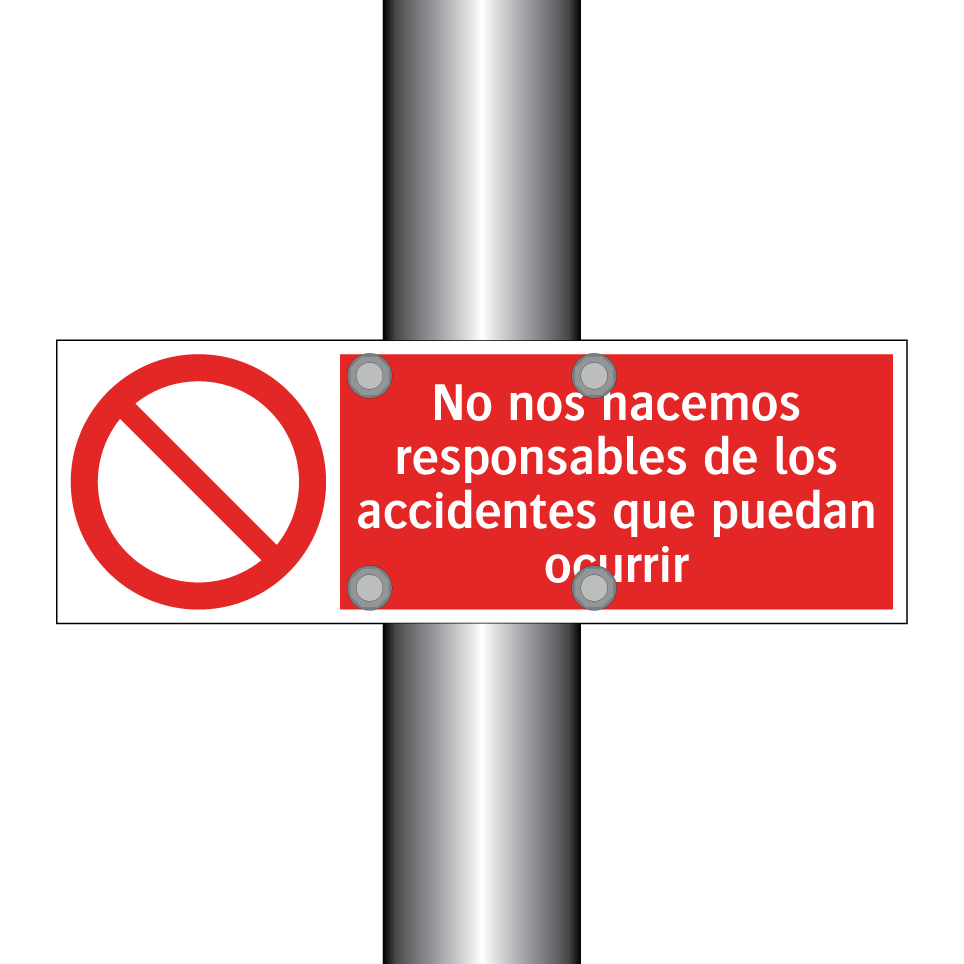 No nos hacemos responsables de los accidentes que puedan ocurrir