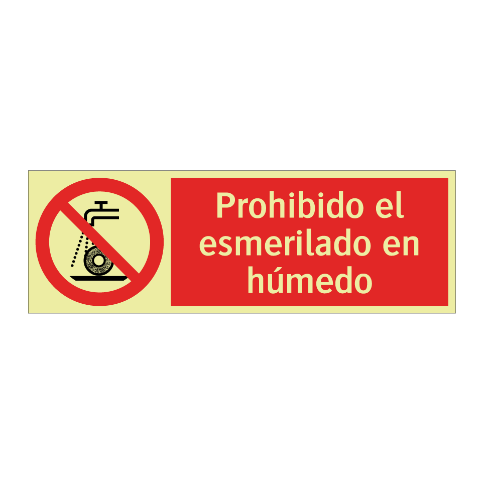 Prohibido el esmerilado en húmedo