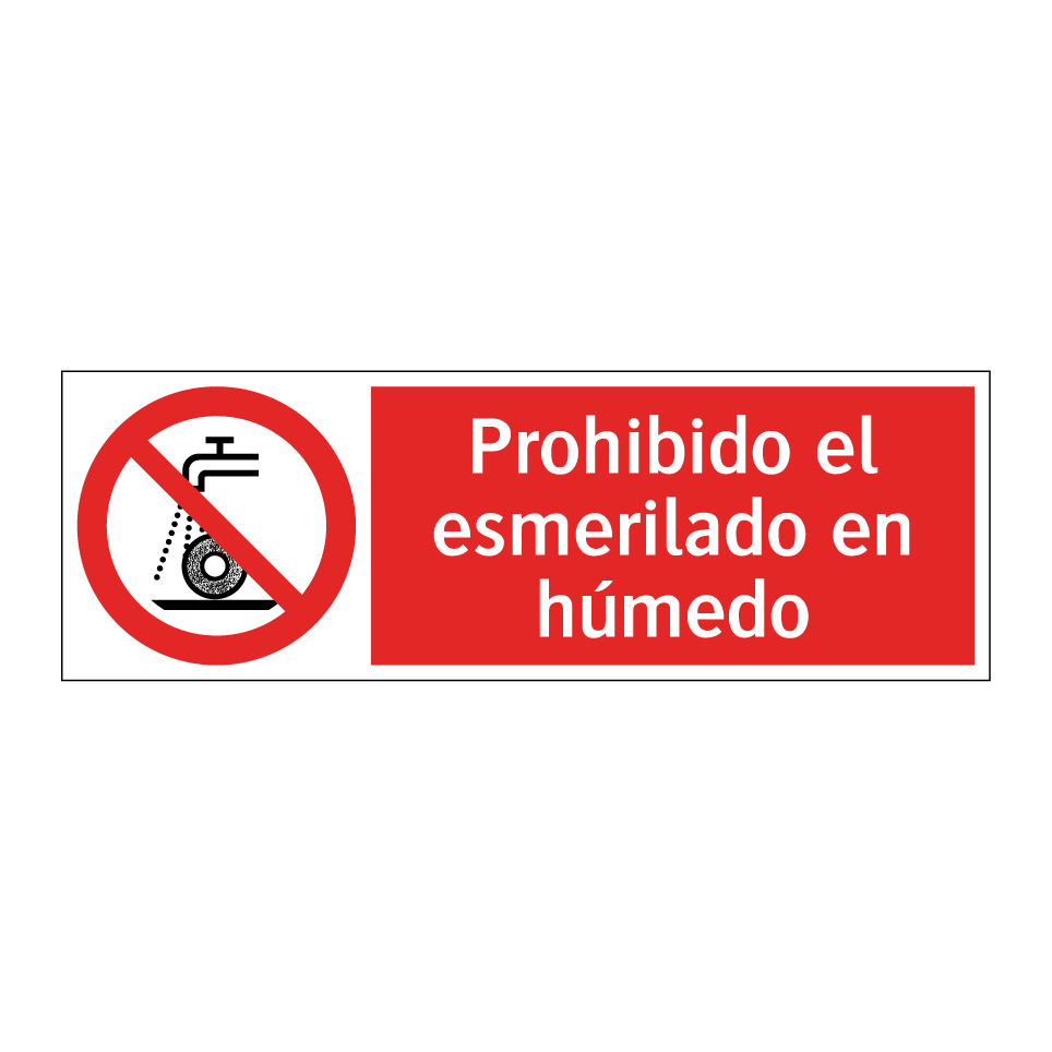 Prohibido el esmerilado en húmedo