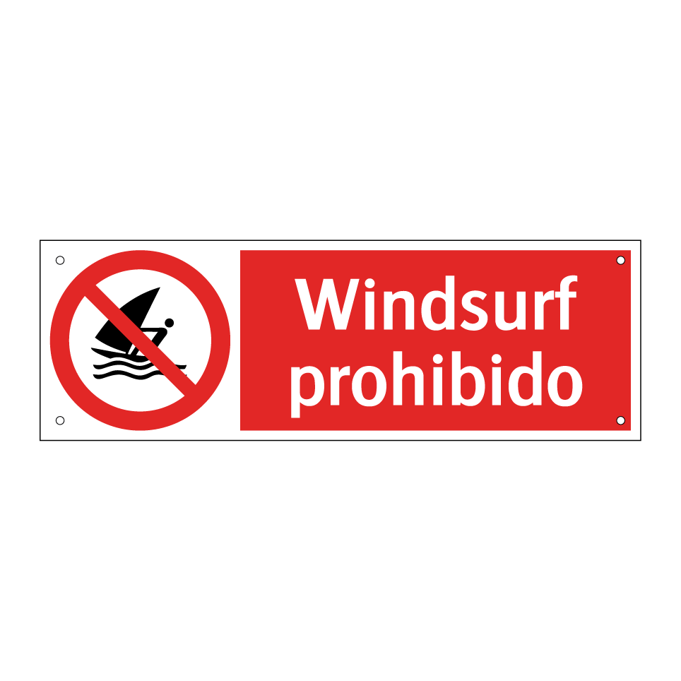 Windsurf prohibido