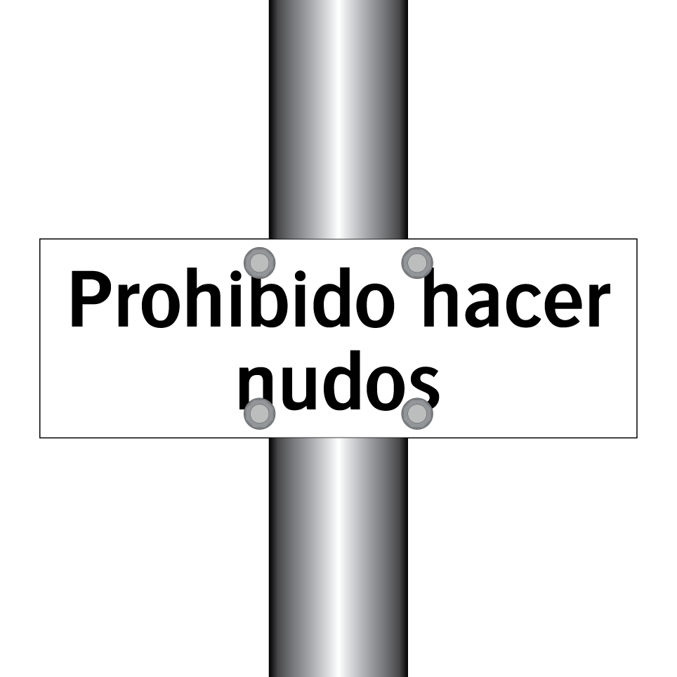 Prohibido hacer nudos