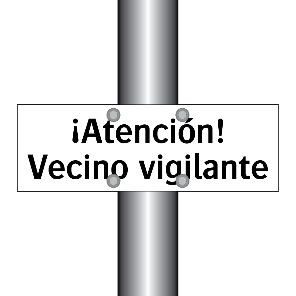 ¡Atención! Vecino vigilante
