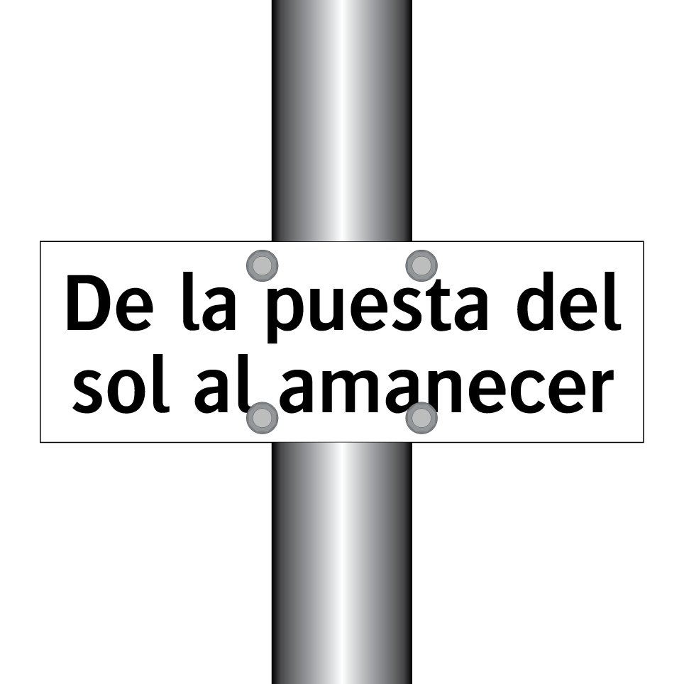 De la puesta del sol al amanecer