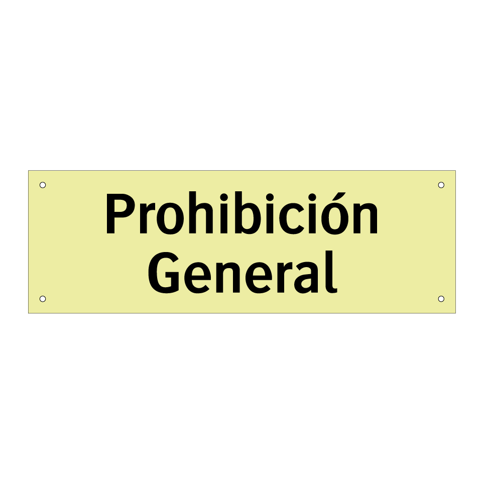 Prohibición General