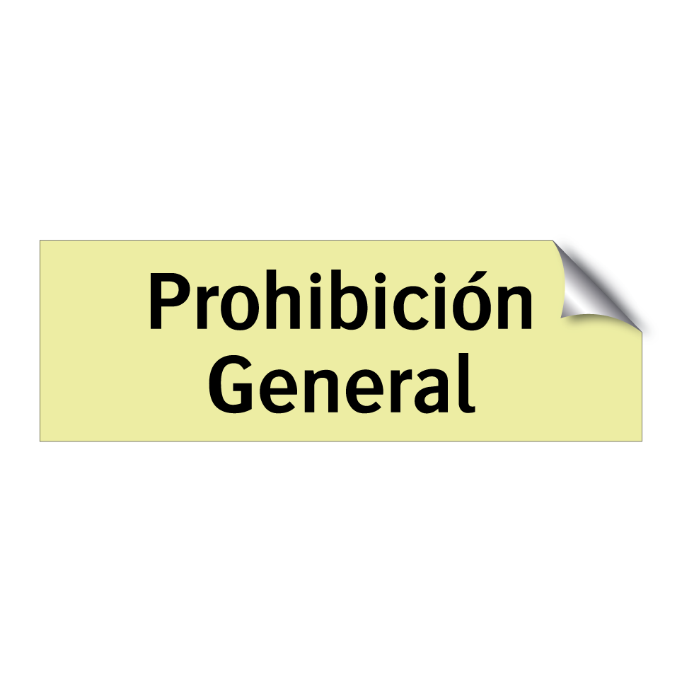 Prohibición General