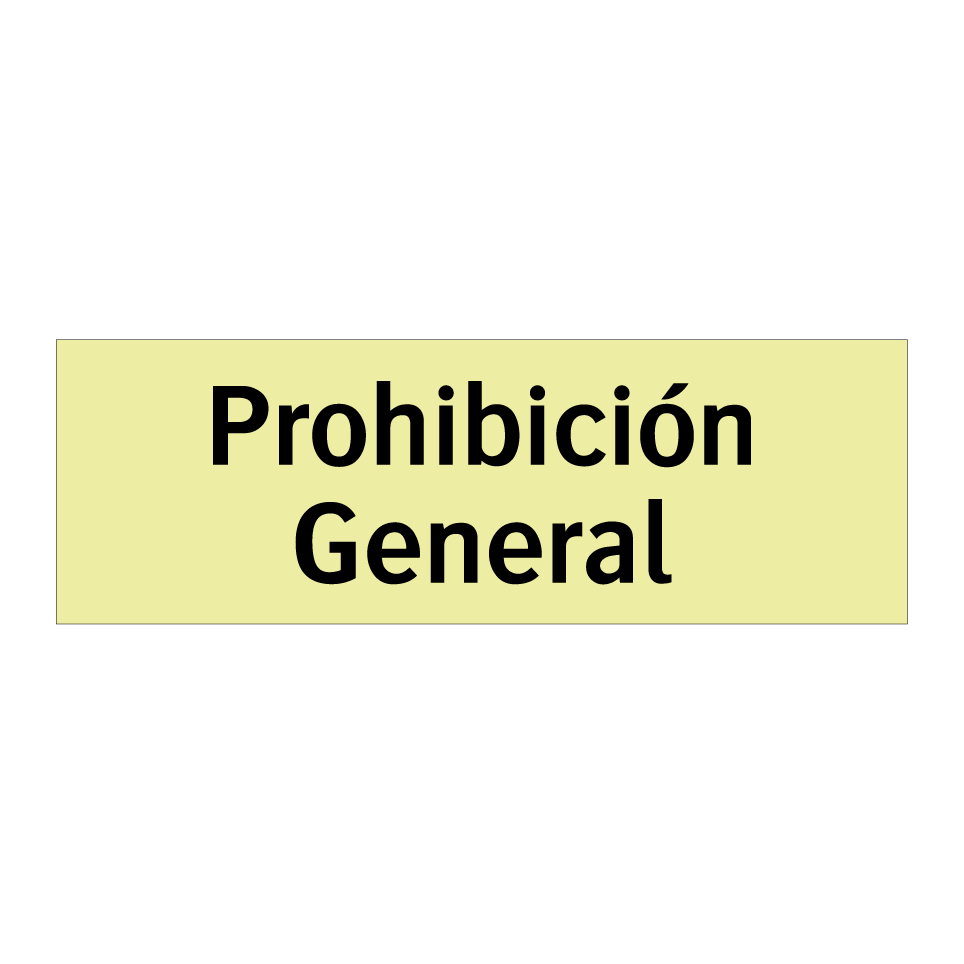 Prohibición General