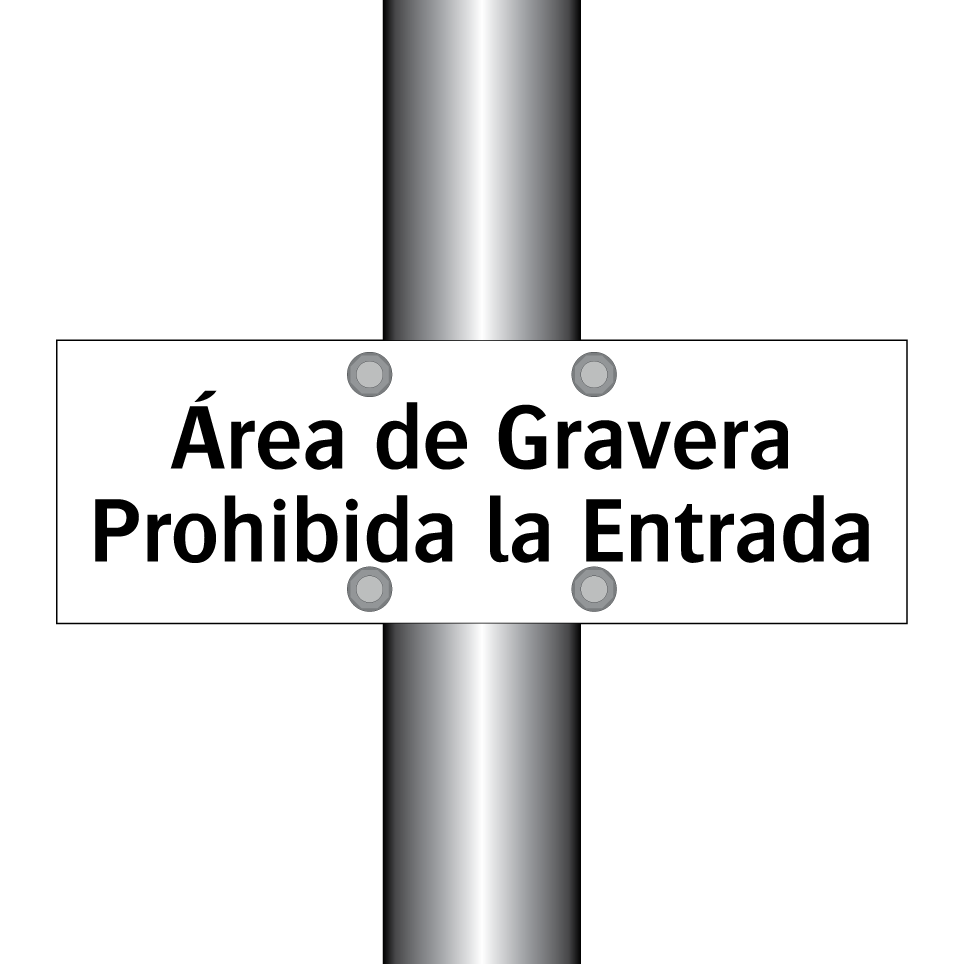 Área de Gravera Prohibida la Entrada