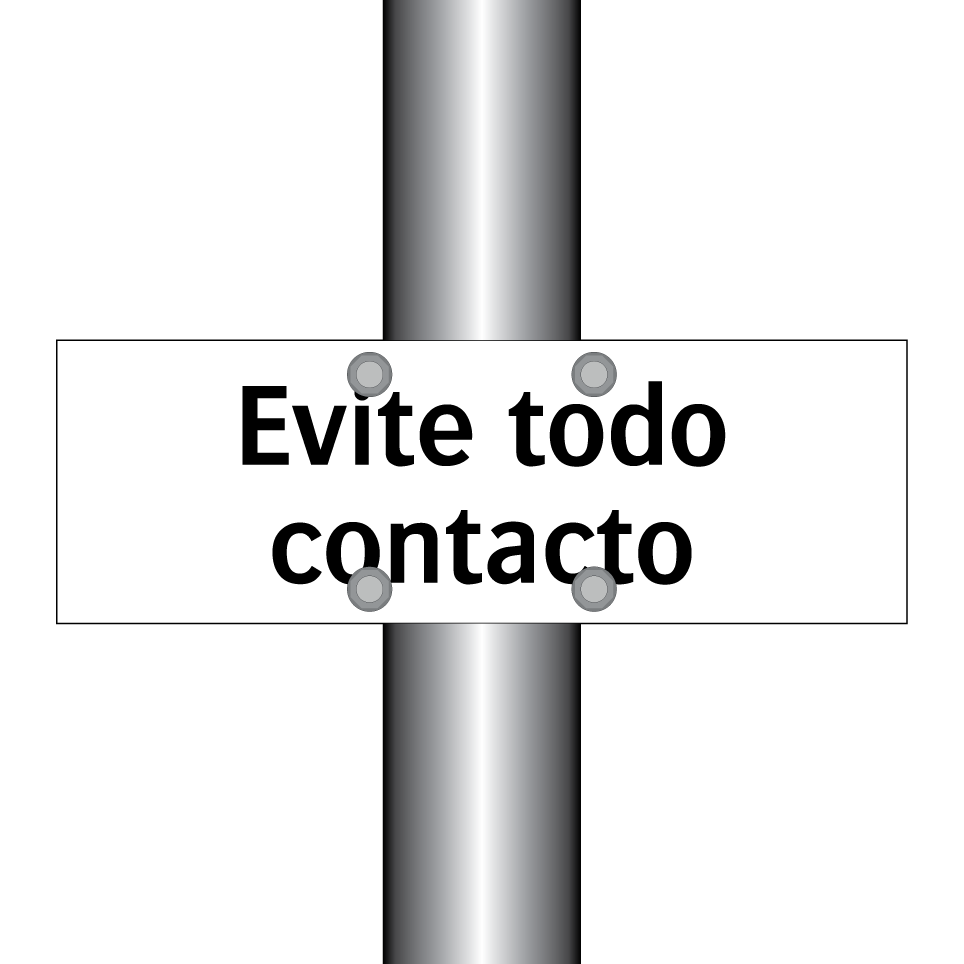 Evite todo contacto