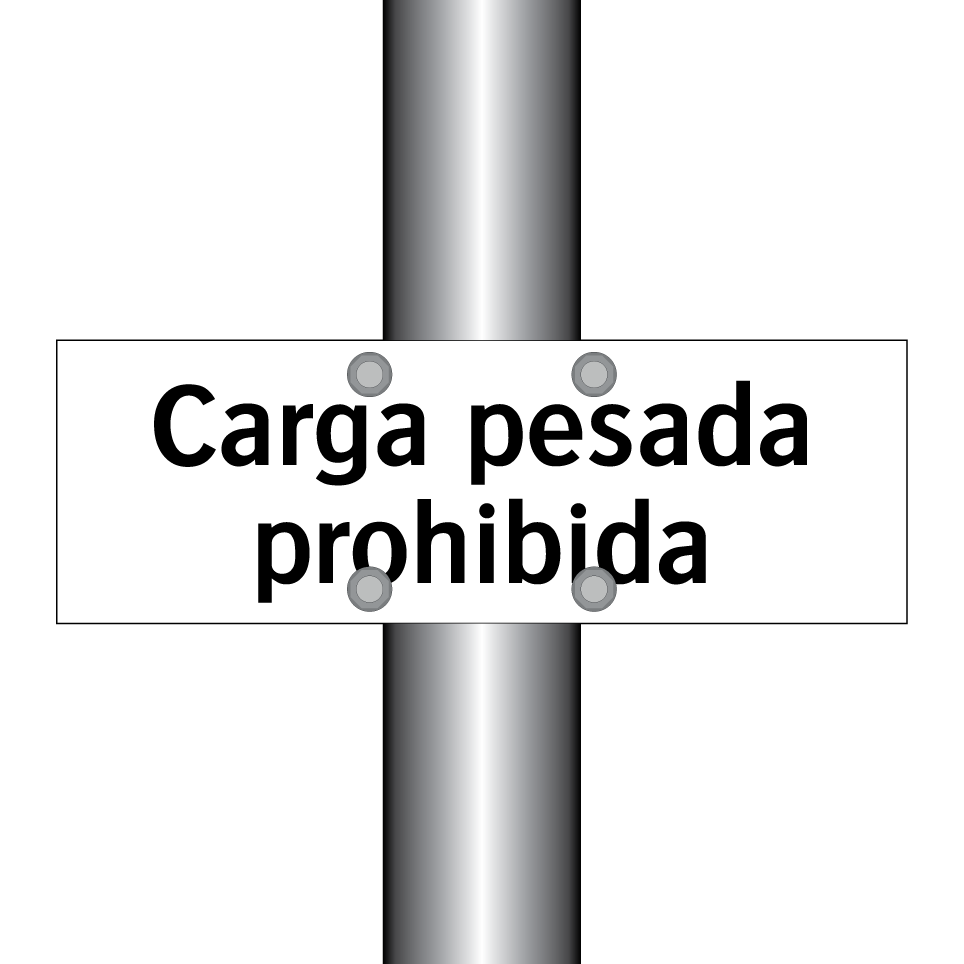 Carga pesada prohibida