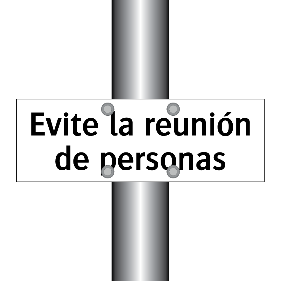 Evite la reunión de personas