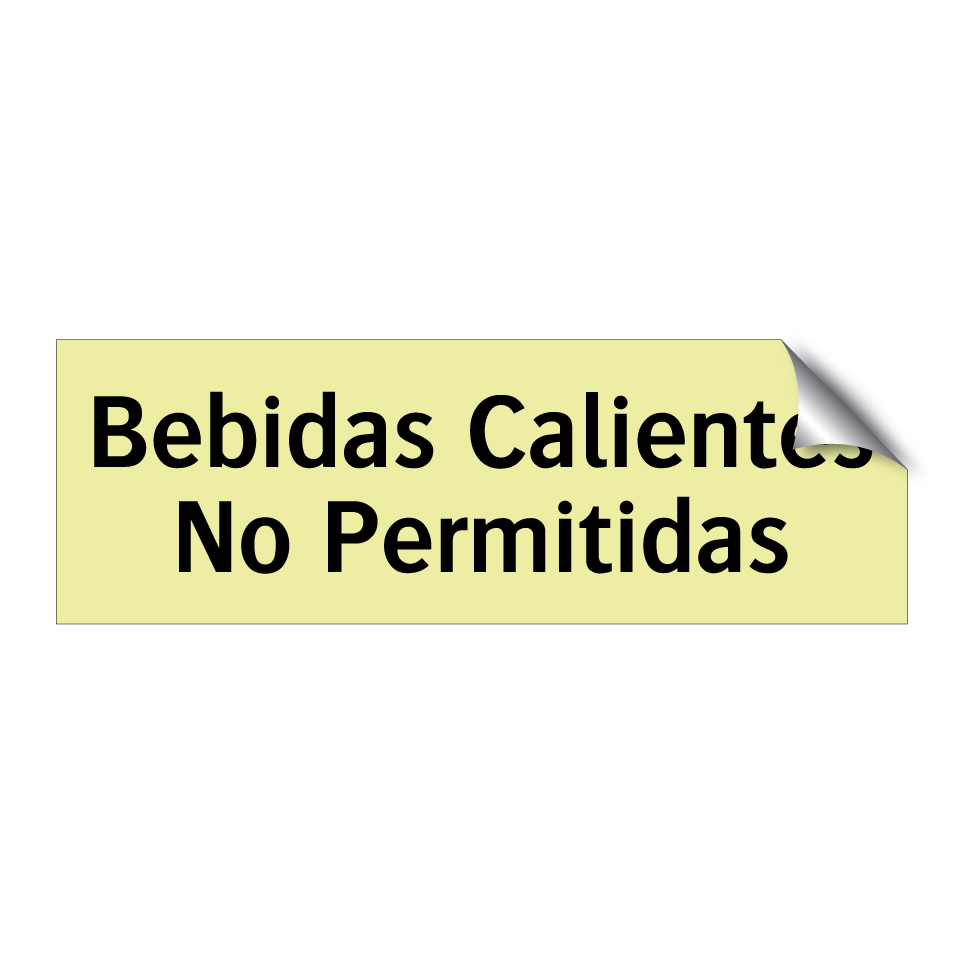 Bebidas Calientes No Permitidas